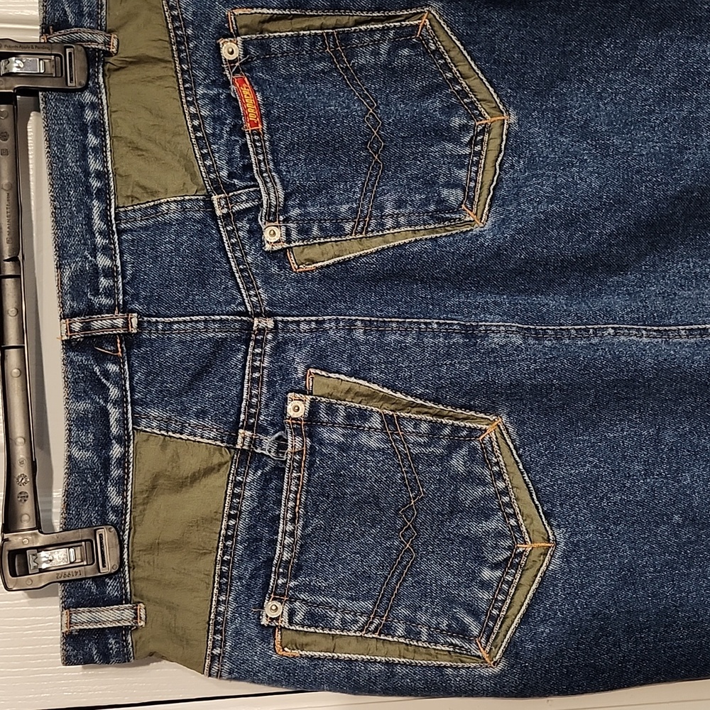 Vintage Jordache 100% Cotton Accent Pockets Midi Pencil Denim  Skirt Size 13/14 - Picture 4 of 4